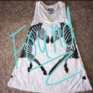ISO ** Do Not Purchase! ** Stranded Zebra Tank Top